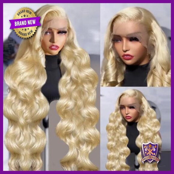 30 Inch Human Hair Lace Front Wig Body Wave 200% Density Glueless main image 5